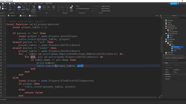 How to Add Admin Commands 8 (Fixes and Shortcuts) - Roblox Studio Tutorial смотреть онлайн