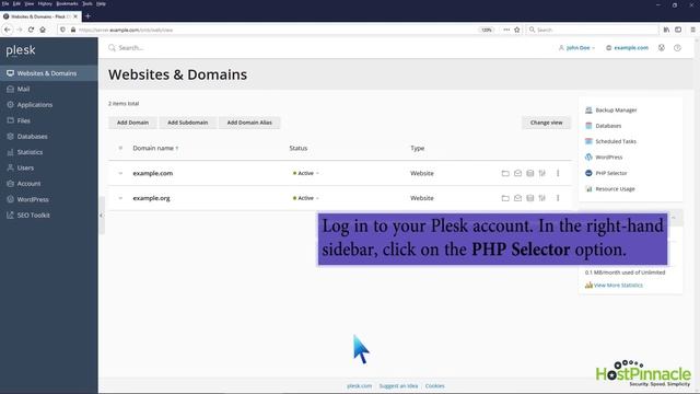 How to Change the PHP Version via CloudLinux Selector in Plesk HostPinnacle смотреть онлайн