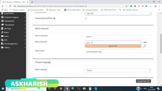 Wordpress Install via Direct Admin Panel in 3 Minutes #WordPress #WordpressInstall #AskHarish смотреть онлайн