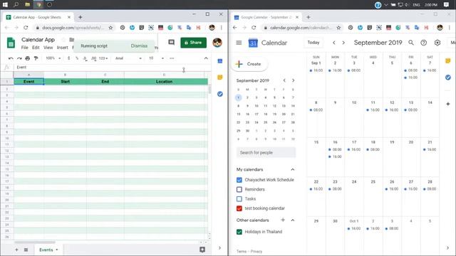 Import Google Calendar to Google Sheets смотреть онлайн