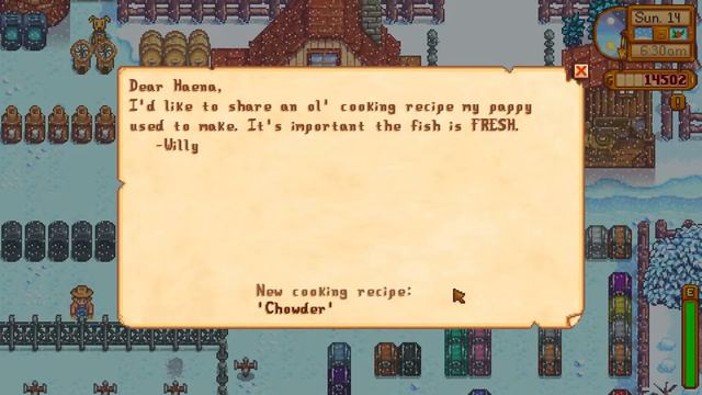 How I learned Chowder recipe - Stardew Valley смотреть онлайн