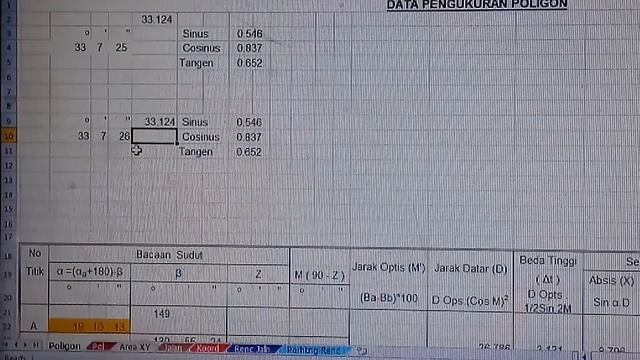 Rumus Sinus Cosinus Tangen Aplikasi Excel смотреть онлайн