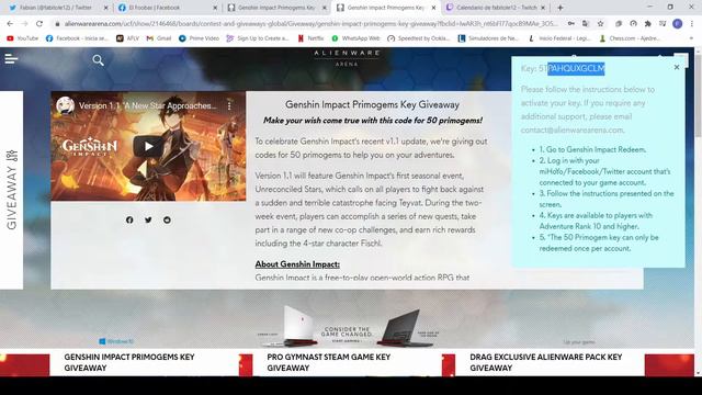 Regalan 50 protogemas de forma limitada, reclama tu código YA!!!!!! смотреть онлайн