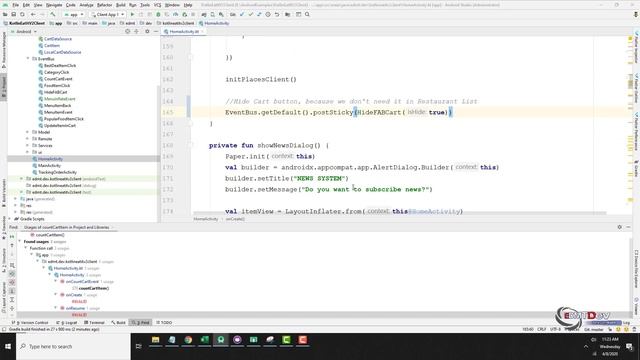 Kotlin Android Tutorial - New Eat It part 84 Client App Cart support Multiple Restaurant смотреть онлайн