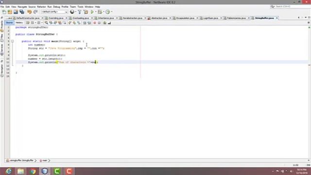 How to create String Buffer project in java смотреть онлайн