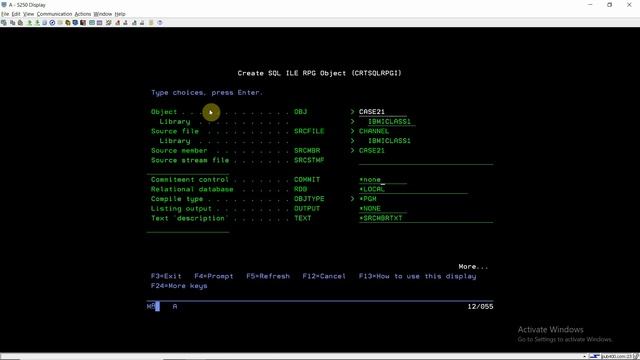 IBM i, AS400 Tutorial, iSeries, System i, DB2 -Update row column by using Host variable in SQLRPGLE смотреть онлайн