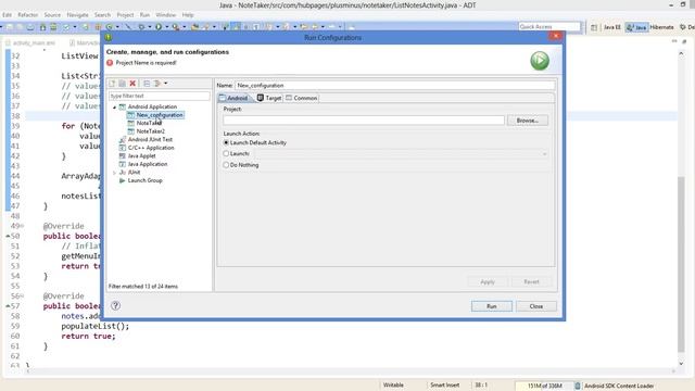 Fixing of Eclipse ADT error "An internal error occurred during Launching New configuration..." смотреть онлайн