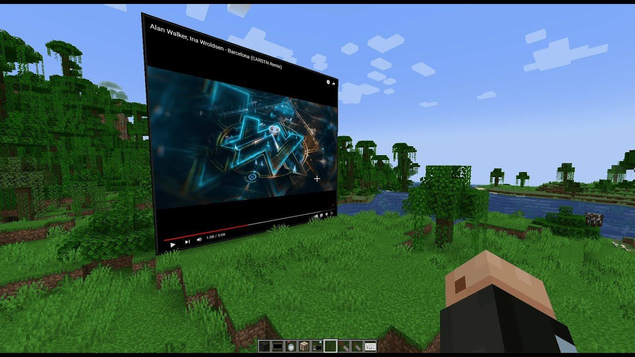 ТУТОРИАЛ I КАК СМОТРЕТЬ YOUTUBE В MINECRAFT смотреть онлайн