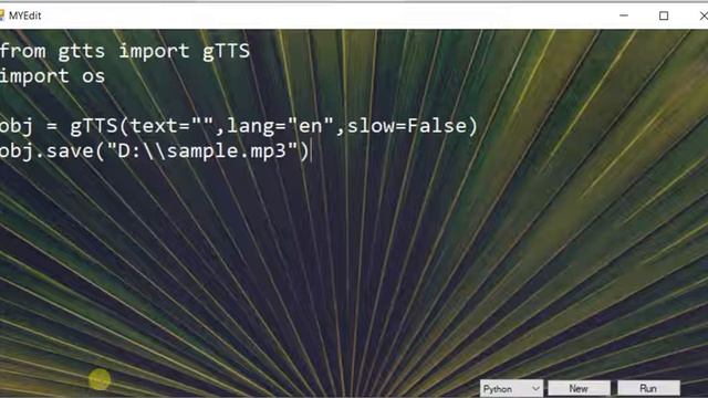 Text to speech code in Python using Google Text to Speech API смотреть онлайн