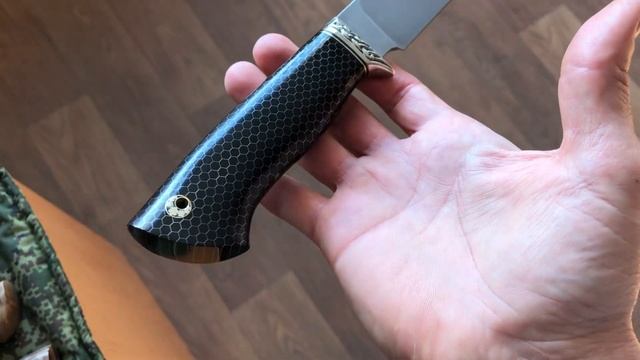 Охотничьи ножи из премиум стали С390 красивые рукояти ножей акрил орех ножи из порошковой стали смотреть онлайн