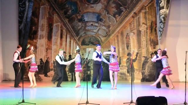 Бальные танцы Вальс и Чарльстон !!! смотреть онлайн