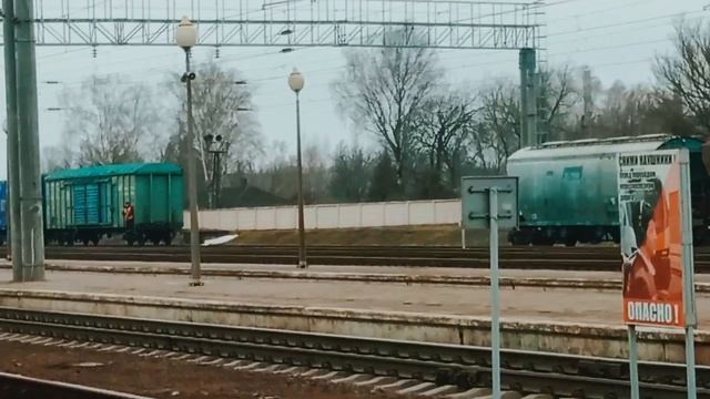 манёвры чмэ3т 6987 на станции Бобруйск. смотреть онлайн