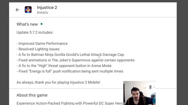 Update 5.7.2 Patch Notes Injustice 2 Mobile смотреть онлайн