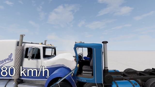 AMERICAN vs EUROPEAN TRUCK! 150 Km/H CRASH TEST! - BeamNg Drive смотреть онлайн