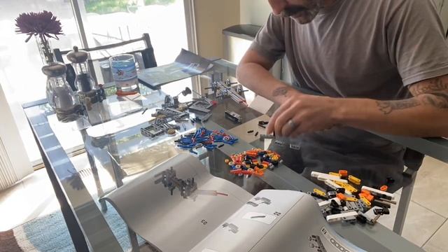 LEGO Technic Cement Mixer Truck Model# 42112 | Part 1/3 | Satisfying | Speed Build смотреть онлайн