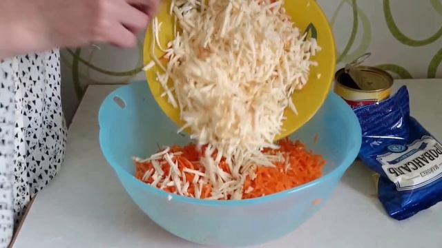Салат с колбасным сыром и морковью Простой рецепт на ужин и обед! смотреть онлайн