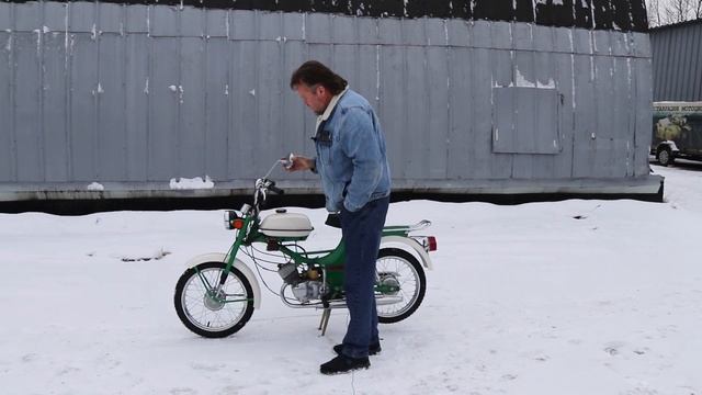 Мопед Рига-22 от мотоателье Ретроцикл. смотреть онлайн