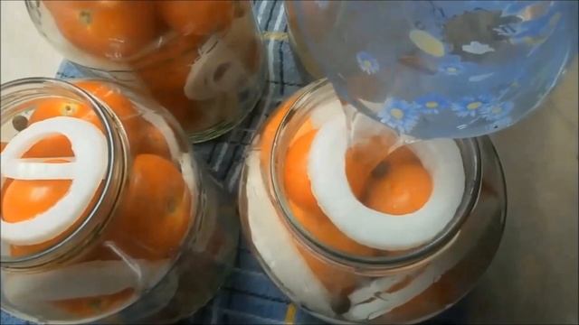 Самый лучший способ консервирования помидор на зиму.Рецепт помидор без уксуса. смотреть онлайн