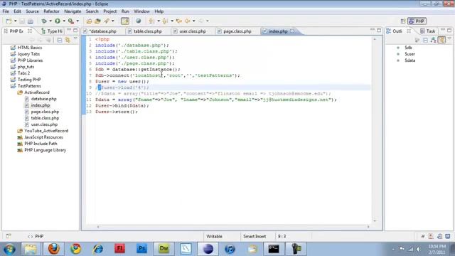 Using OOP PHP to select, update, and insert data in a mysql database - Lesson Part 1 смотреть онлайн