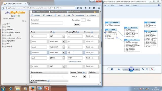 Tutorial PHP - Membangun CMS dengan PHP dan MySQL - Part 2 - Membuat Database смотреть онлайн