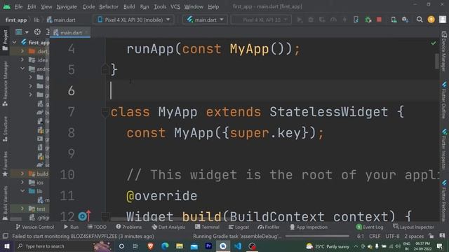 #05 Flutter Project Structure & Android Studio Features || Flutter 3.x Course in Hindi смотреть онлайн