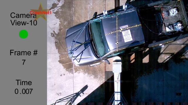 2015 Toyota Tacoma Access Cab Crash Test (Side Pole Crash) смотреть онлайн