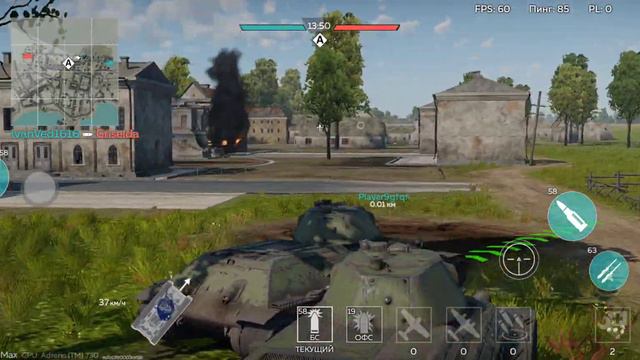 WAR THUNDER MOBILE - Обкатка техники (ПУТЬ НОВИЧКА) 💪💪💪 #рекомендации #warthunder #техника #танки смотреть онлайн