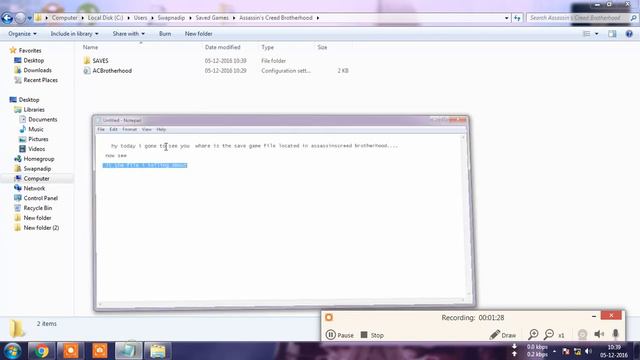 Where is save game file located ins Assassin's Creed Brotherhood смотреть онлайн