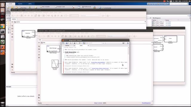 Generating standalone ROS node from simulink смотреть онлайн
