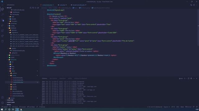 Le CRUD avec Laravel 8 - Framework PHP - 011 смотреть онлайн