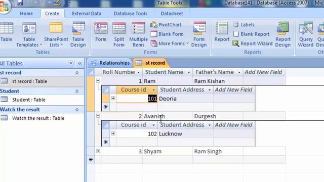 How to create one to many relationship in ms access смотреть онлайн