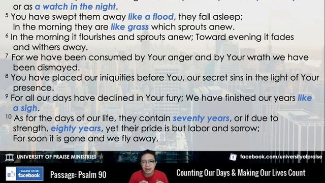 Devotion 23: "Counting Our Days & Making Our Lives Count" (Psalm 90) смотреть онлайн