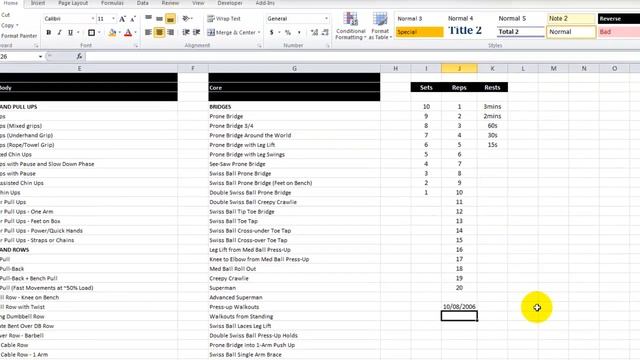 EAF#2 - Create Fitness Programme with Excel Part 2 смотреть онлайн