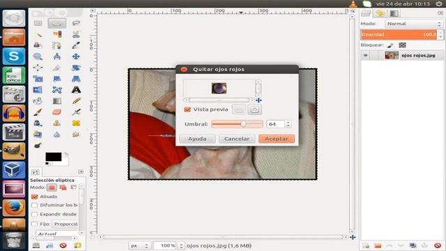 GIMP - episodio 6 - CORREGIR OJOS ROJOS - EPISODIO 6 | Videotutoriales Gimp смотреть онлайн