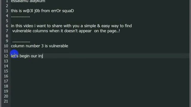 SQL Injection : Vulnerable Column Doesn't appears смотреть онлайн