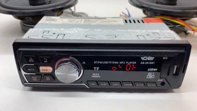 Магнитола GB-281SBT + акустика Pioneer TS-A1696S смотреть онлайн
