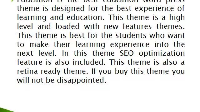 Education Wordpress themes смотреть онлайн