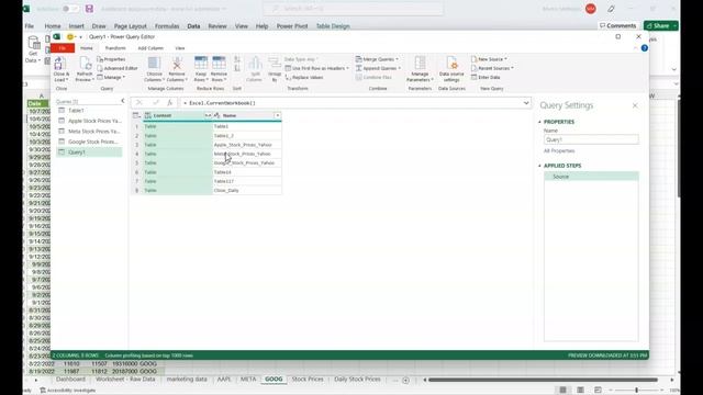 Combining Excel tables using Power Query смотреть онлайн