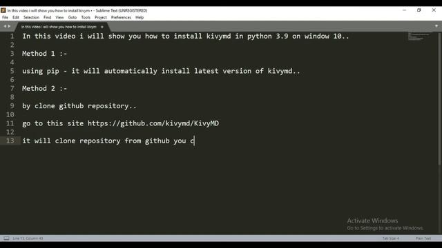 How to Install KivyMD in Python 3.9 | KivyMD Tutorials | 2021 смотреть онлайн