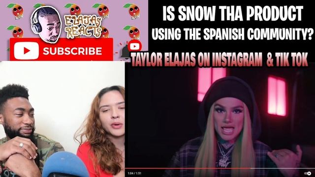 Is Snow Using the Spanish Community? | Snow Tha Product - 24 Hours FREESTYLE | ELAJAS REACTS смотреть онлайн