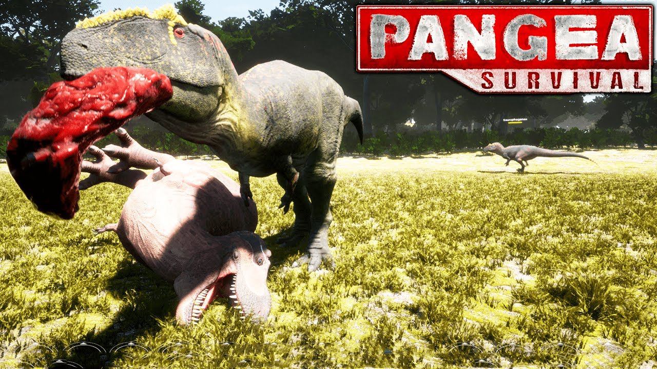 ТИРАННОЗАВР БЕНЗОПИЛА | PANGEA SURVIVAL DEMO ► ОБЗОР | Прохождение смотреть онлайн