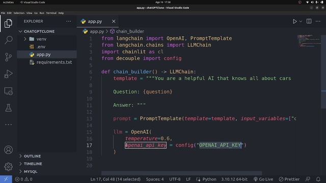 Building Your Own ChatGPT Clone With Python смотреть онлайн