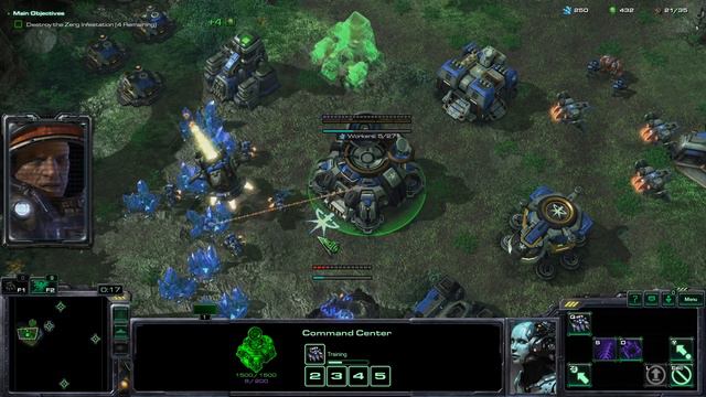 Starcraft 2 WOL part 8 (Hard) смотреть онлайн