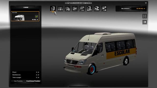 Euro Truck Simulator 2 - MOD VAN MERCEDES BENZ SPRINTER смотреть онлайн