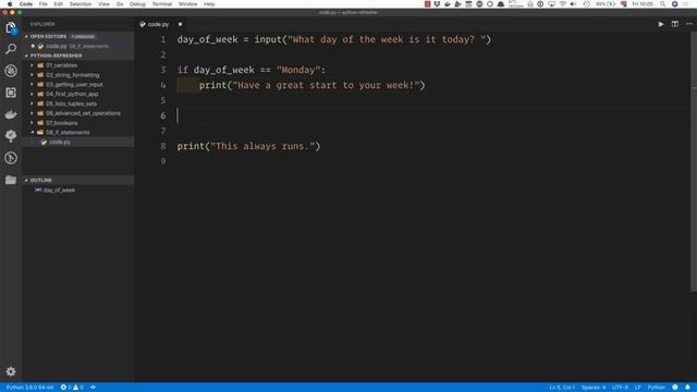video23 7 If statements in Python смотреть онлайн