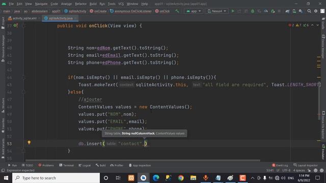 06 SQLite смотреть онлайн