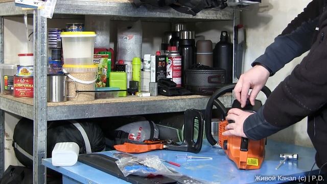 Бензопила Урал УБП-4500. Распаковка. Сборка. Часть 1. смотреть онлайн