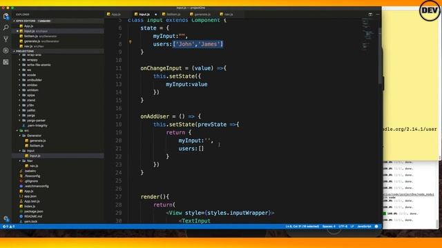 React Native Tutorials Lesson # 17 Using buttons смотреть онлайн