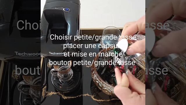 How to use coffee machine Techwood-Comment utiliser machine café à capsule-كيفية استعمال آلة القهوة смотреть онлайн