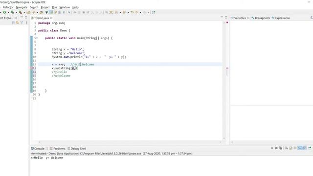 Swap two strings without third variable in java| Core java programming interview Q смотреть онлайн